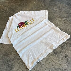 White Hawaii Graphic Tee